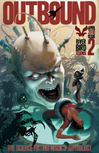 Cover of issue #2 of Outbound, the sci-fi anthology